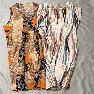 Stylish Women's Patterned Dresses Multicolor Size XL no brand name Very Comfy